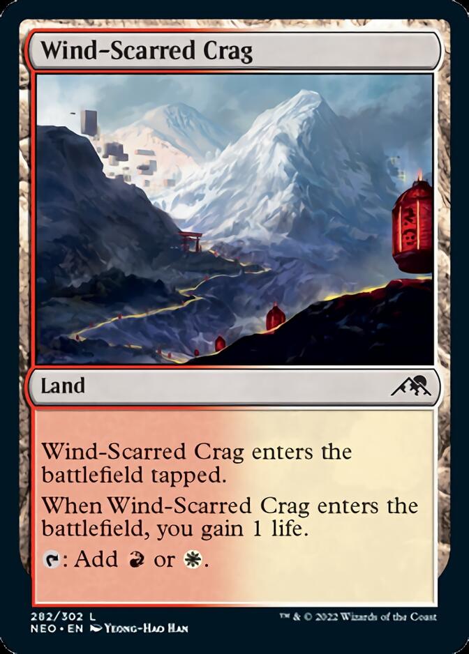 Wind-Scarred Crag [Kamigawa: Neon Dynasty] | Galactic Gamez