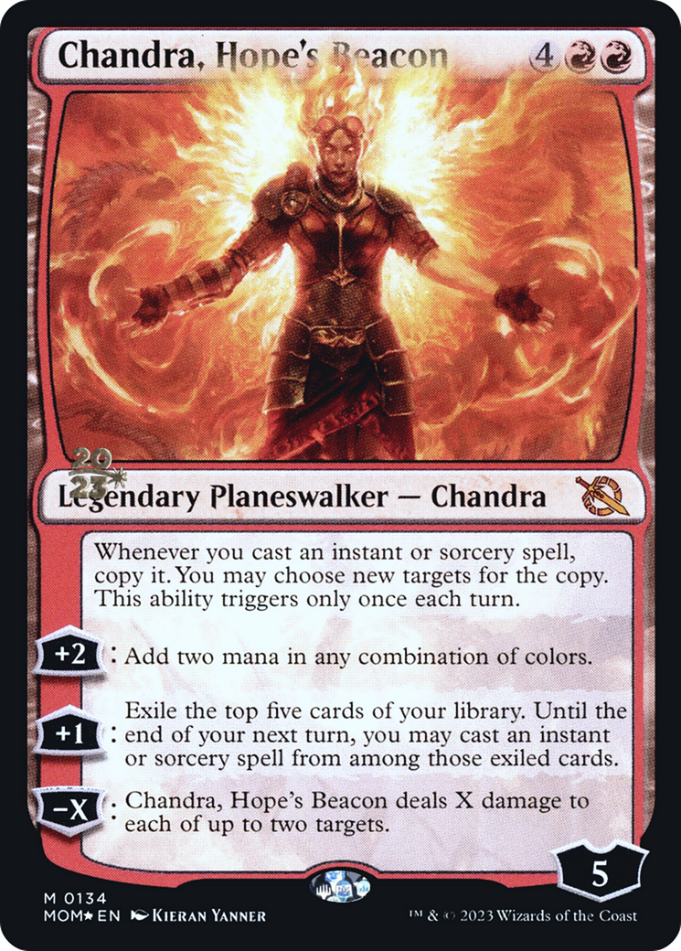 Chandra, Hope's Beacon [March of the Machine Prerelease Promos] | Galactic Gamez