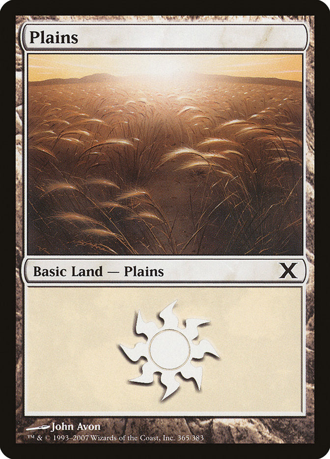 Plains (365) [Tenth Edition] | Galactic Gamez