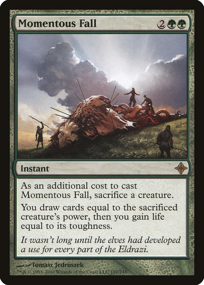 Momentous Fall [Rise of the Eldrazi] | Galactic Gamez