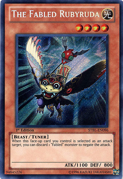 The Fabled Rubyruda [STBL-EN096] Secret Rare | Galactic Gamez