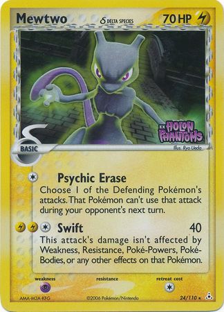 Mewtwo (24/110) (Delta Species) (Stamped) [EX: Holon Phantoms] | Galactic Gamez