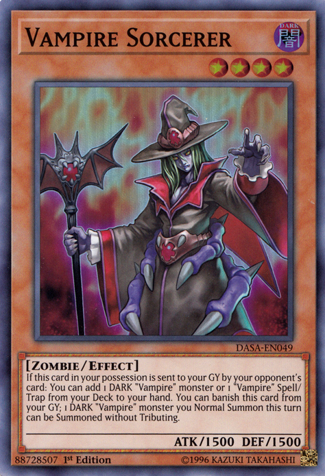 Vampire Sorcerer [DASA-EN049] Super Rare | Galactic Gamez