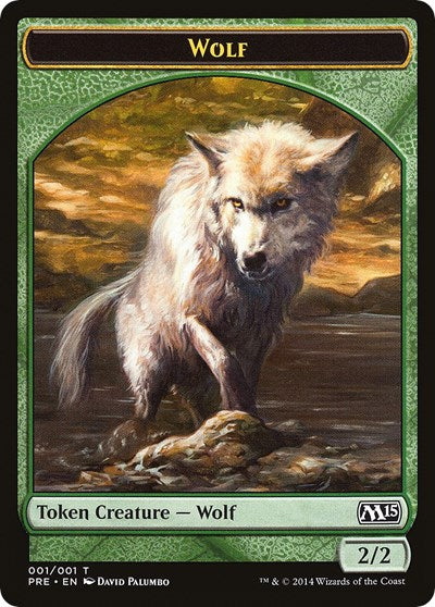Wolf Token [Prerelease Cards] | Galactic Gamez