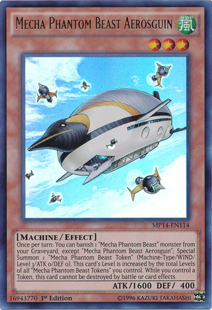 Mecha Phantom Beast Aerosguin [MP14-EN114] Ultra Rare | Galactic Gamez