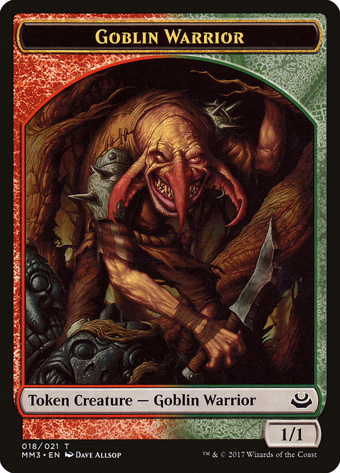 Goblin Warrior [Modern Masters 2017 Tokens] | Galactic Gamez