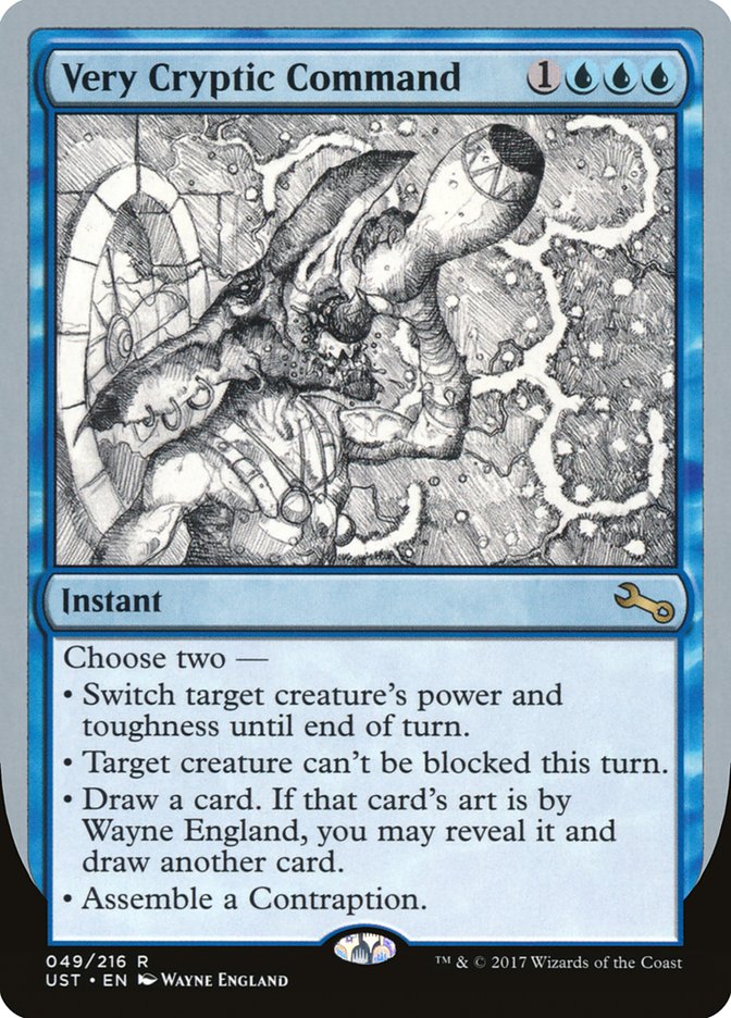 Very Cryptic Command (Black and White Art) [Unstable] | Galactic Gamez