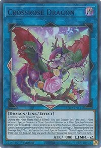 Crossrose Dragon (Purple) [LDS2-EN114] Ultra Rare | Galactic Gamez