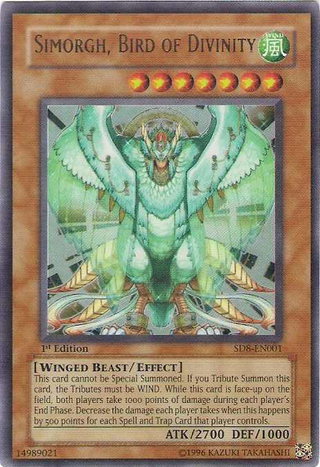 Simorgh, Bird of Divinity [SD8-EN001] Ultra Rare | Galactic Gamez