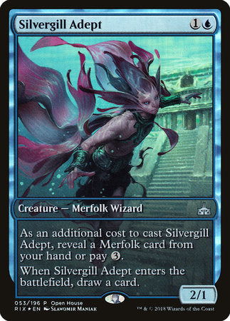 Silvergill Adept [Rivals of Ixalan Promos] | Galactic Gamez