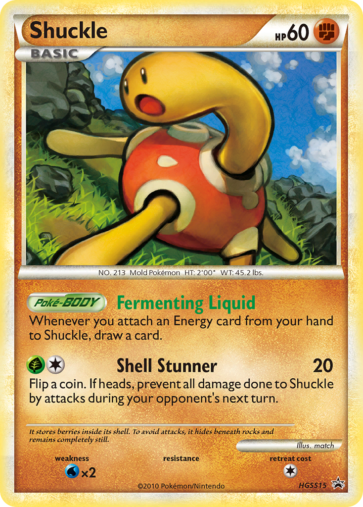 Shuckle (HGSS15) [HeartGold & SoulSilver: Black Star Promos] | Galactic Gamez