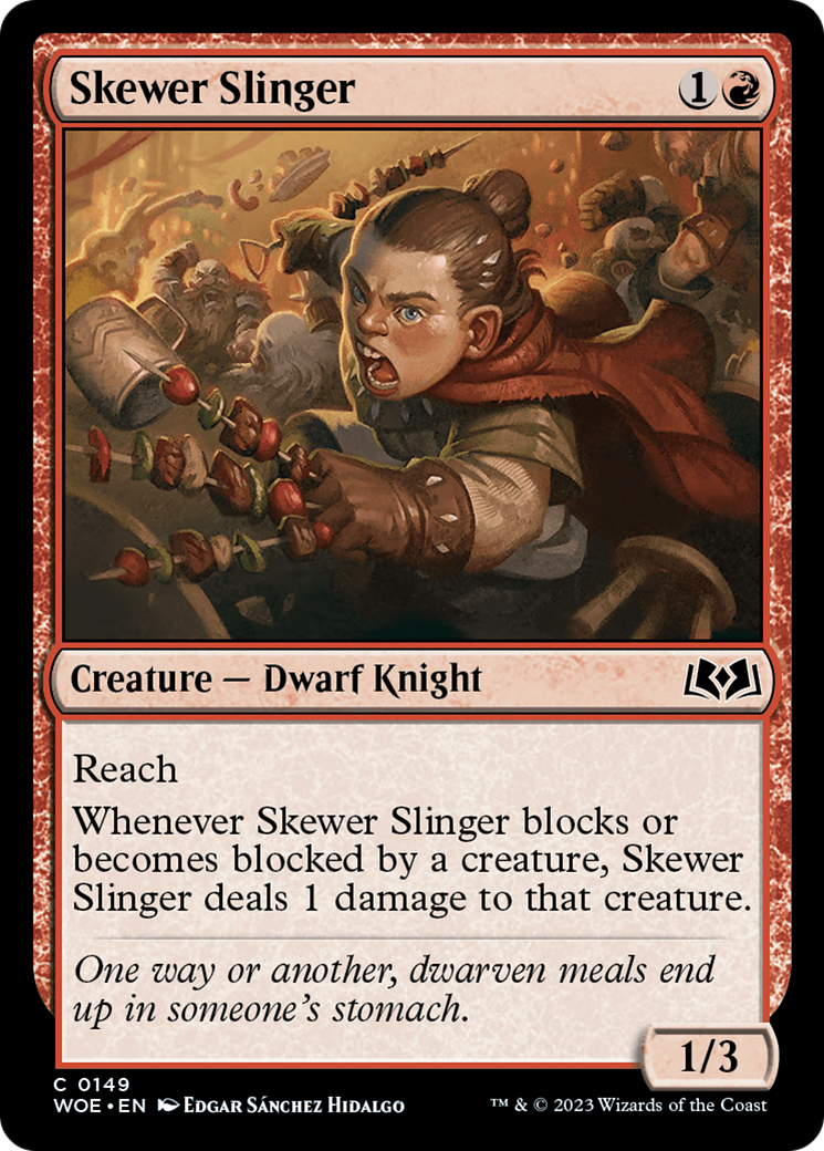 Skewer Slinger [Wilds of Eldraine] | Galactic Gamez