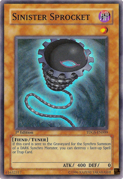 Sinister Sprocket [TDGS-EN009] Super Rare | Galactic Gamez