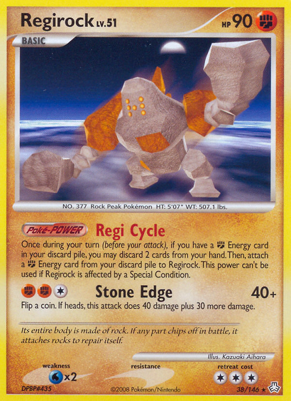 Regirock (38/146) [Diamond & Pearl: Legends Awakened] | Galactic Gamez