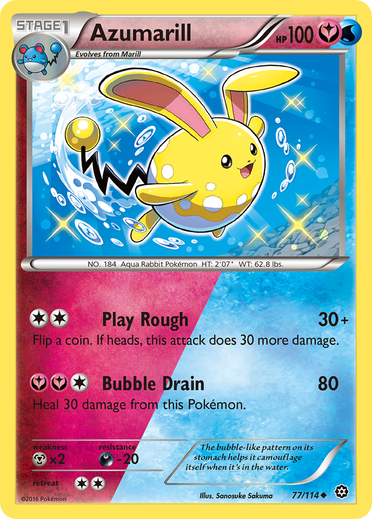 Azumarill (77/114) [XY: Steam Siege] | Galactic Gamez