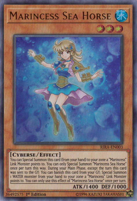 Marincess Sea Horse [RIRA-EN003] Ultra Rare | Galactic Gamez