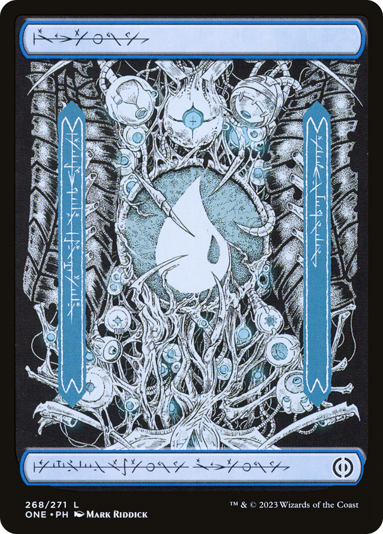 Island (268) (Phyrexian) [Phyrexia: All Will Be One] | Galactic Gamez