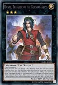 Dante, Traveler of the Burning Abyss [DUEA-EN085] Secret Rare | Galactic Gamez