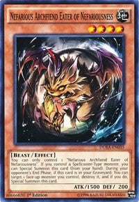 Nefarious Archfiend Eater of Nefariousness [DUEA-EN035] Common | Galactic Gamez