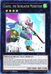 Castel, the Skyblaster Musketeer [DUEA-EN054] Super Rare | Galactic Gamez