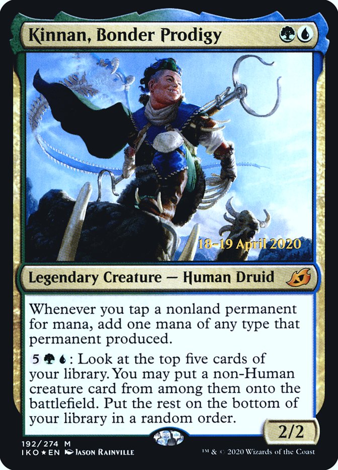 Kinnan, Bonder Prodigy  [Ikoria: Lair of Behemoths Prerelease Promos] | Galactic Gamez