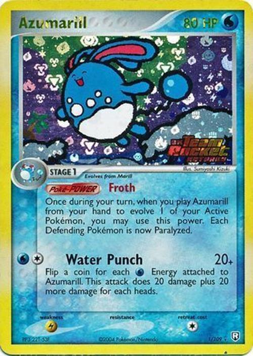 Azumarill (1/109) (Stamped) [EX: Team Rocket Returns] | Galactic Gamez