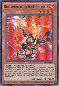 Brotherhood of the Fire Fist - Gorilla [CT11-EN003] Super Rare | Galactic Gamez