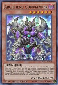 Archfiend Commander [CT11-EN006] Super Rare | Galactic Gamez