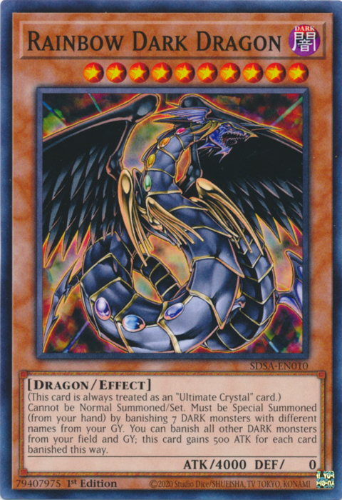 Rainbow Dark Dragon [SDSA-EN010] Common | Galactic Gamez