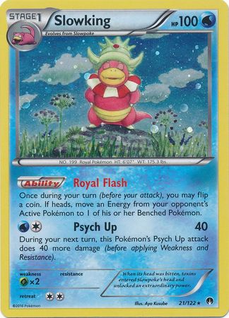 Slowking (21/122) (Cosmos Holo) [XY: BREAKpoint] | Galactic Gamez