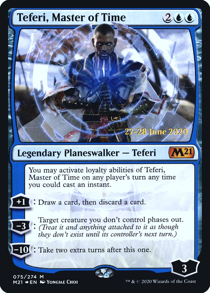 Teferi, Master of Time  [Core Set 2021 Prerelease Promos] | Galactic Gamez