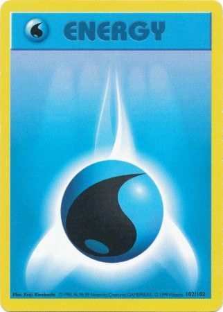 Water Energy (102/102) [Base Set Shadowless Unlimited] | Galactic Gamez