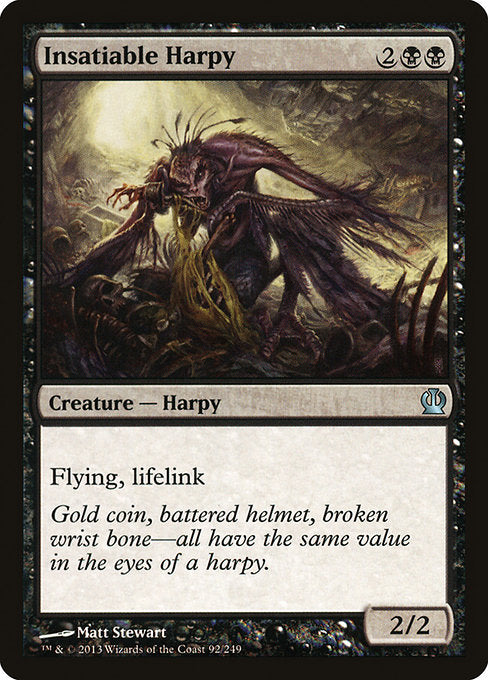 Insatiable Harpy [Theros] | Galactic Gamez