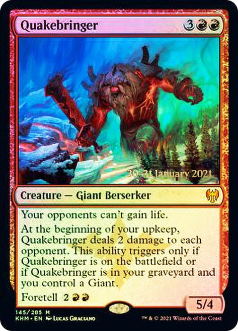 Quakebringer  [Kaldheim Prerelease Promos] | Galactic Gamez