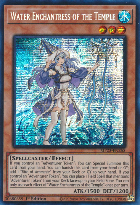 Water Enchantress of the Temple [MP23-EN265] Prismatic Secret Rare | Galactic Gamez