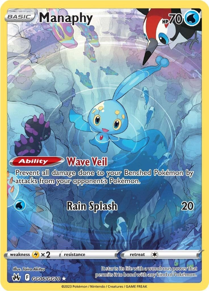 Manaphy (GG06/GG70) [Sword & Shield: Crown Zenith] | Galactic Gamez