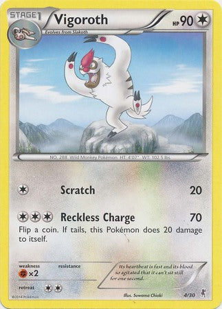 Vigoroth (4/30) [XY: Trainer Kit 1 - Bisharp] | Galactic Gamez