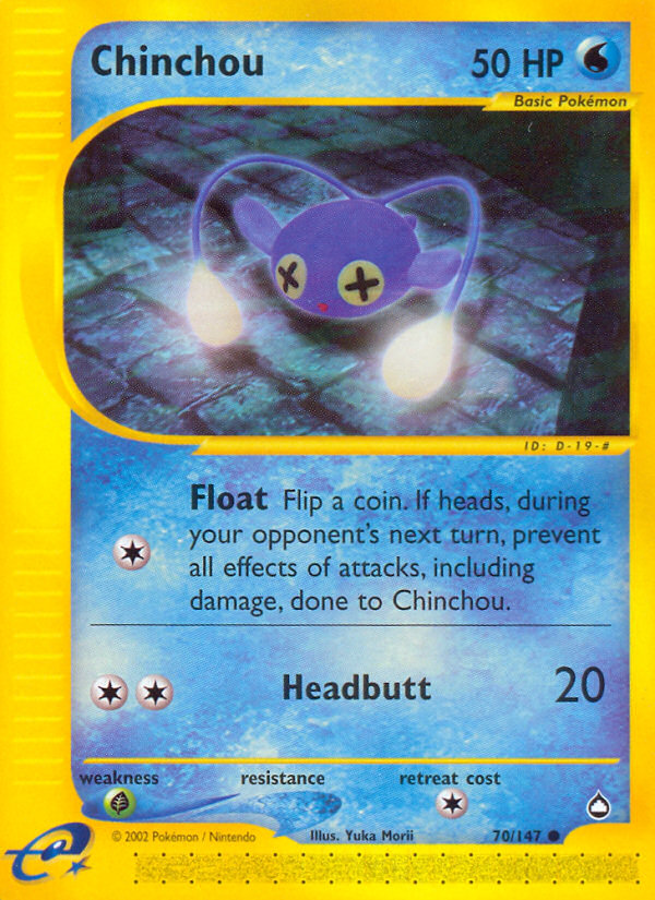 Chinchou (70/147) [Aquapolis] | Galactic Gamez