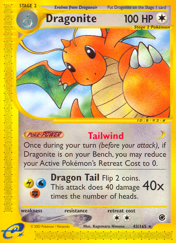 Dragonite (43/165) [Expedition: Base Set] | Galactic Gamez