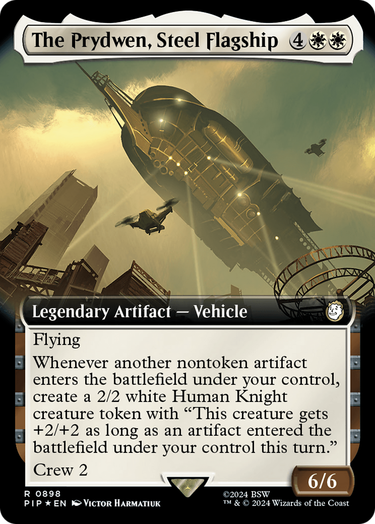The Prydwen, Steel Flagship (Extended Art) (Surge Foil) [Fallout] | Galactic Gamez