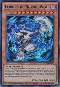 Fenrir the Nordic Wolf [LC05-EN002] Ultra Rare | Galactic Gamez