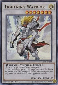 Lightning Warrior [LC5D-EN042] Ultra Rare | Galactic Gamez