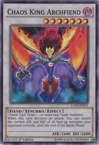 Chaos King Archfiend [LC5D-EN072] Super Rare | Galactic Gamez