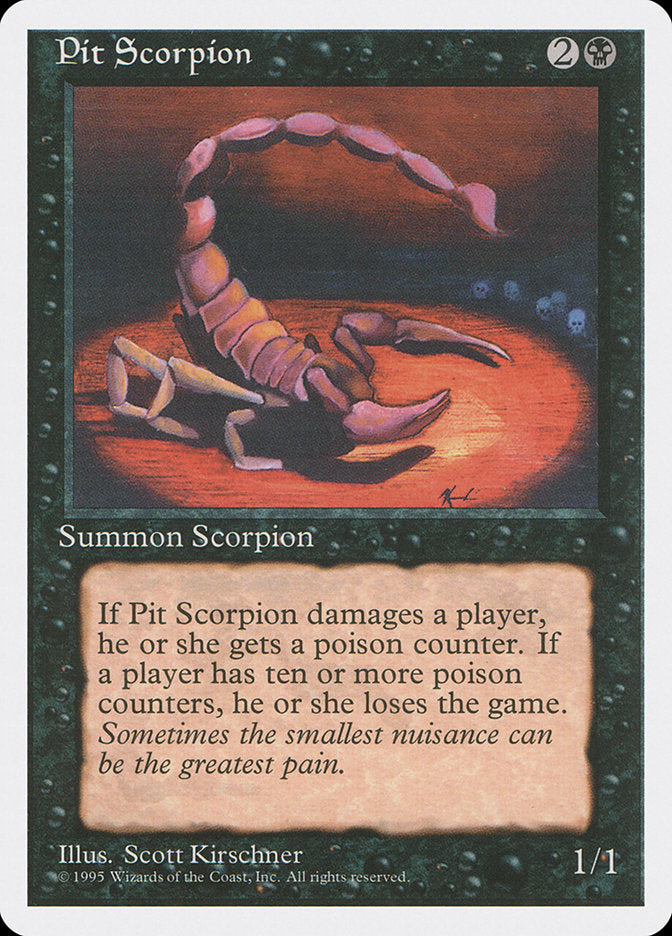 Pit Scorpion [Fourth Edition] | Galactic Gamez