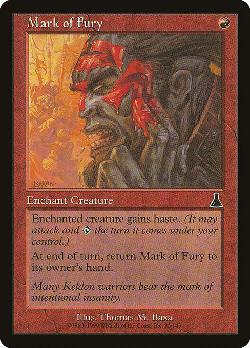 Mark of Fury [Urza's Destiny] | Galactic Gamez