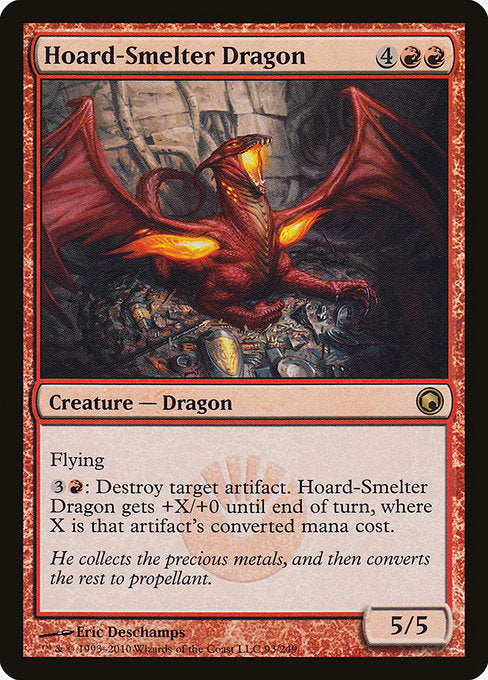Hoard-Smelter Dragon [Scars of Mirrodin] | Galactic Gamez