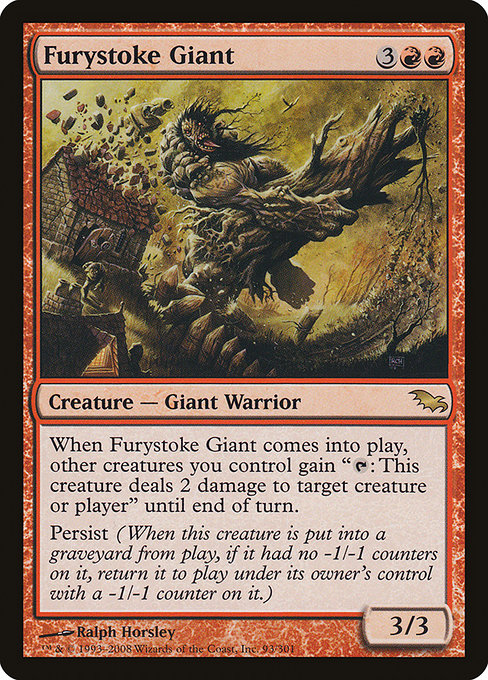 Furystoke Giant [Shadowmoor] | Galactic Gamez