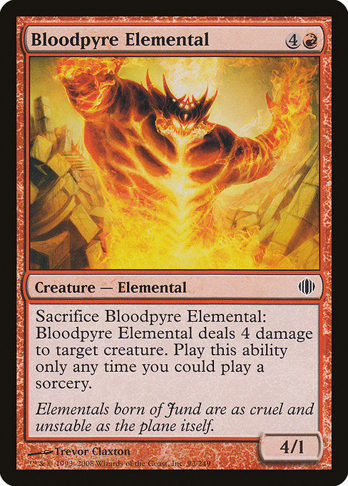 Bloodpyre Elemental [Shards of Alara] | Galactic Gamez