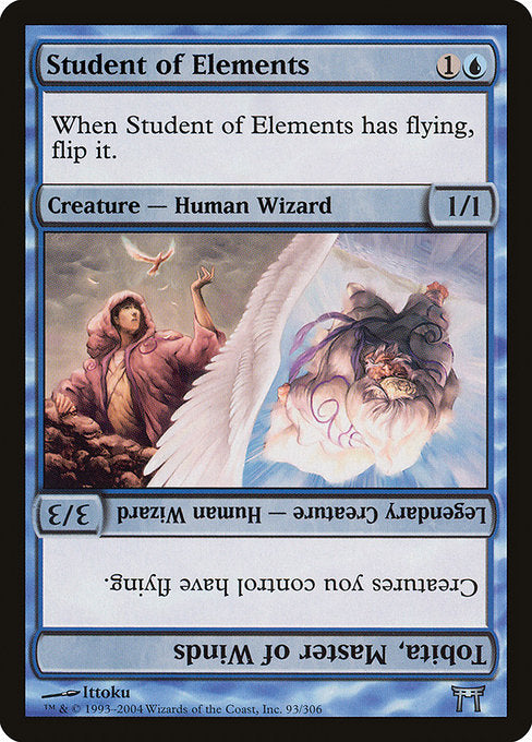 Student of Elements // Tobita, Master of Winds [Champions of Kamigawa] | Galactic Gamez