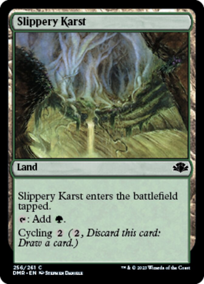 Slippery Karst [Dominaria Remastered] | Galactic Gamez